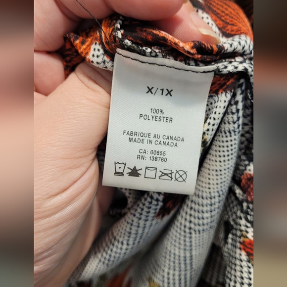 NWOT Reitmans kimono style cardigan LG/1X - Picture 4 of 8